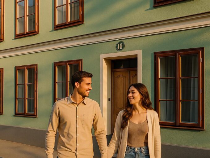 Pärchen in der Grazer Altstadt — IMMOXX. Immobilien Graz