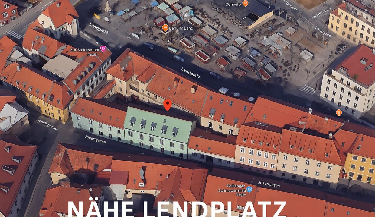 Unmittelbare Nähe zum Lendplatz
