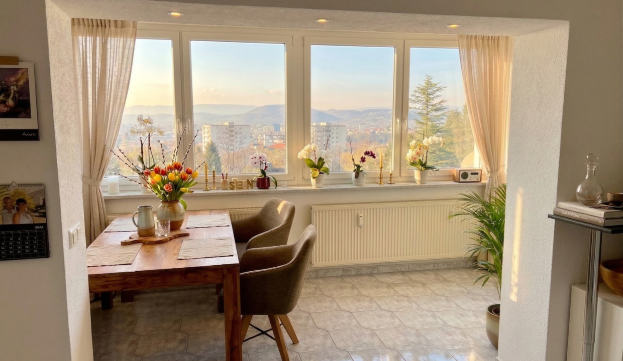 Ausblick Esszimmer