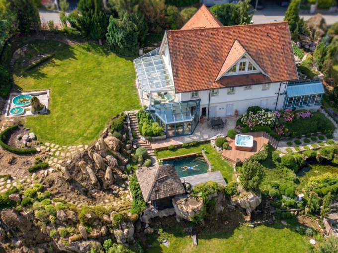 Luftbild Stadtvilla — IMMOXX. Immobilien Graz