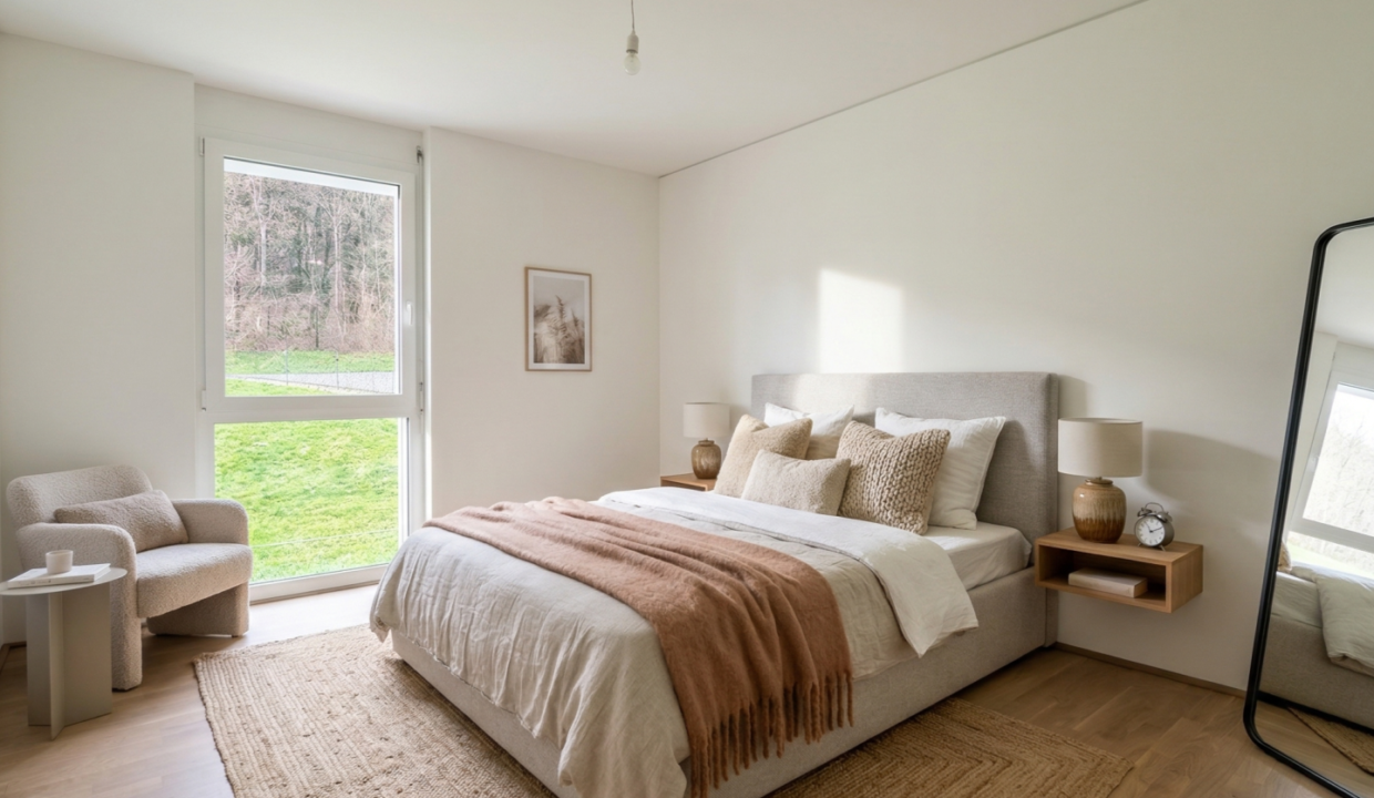KI Staging Schlafzimmer